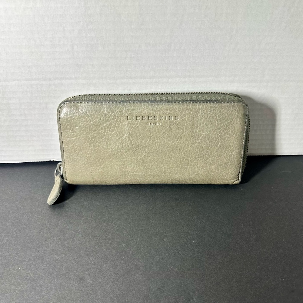 Liebeskind Berlin Leather Wallet in Gray